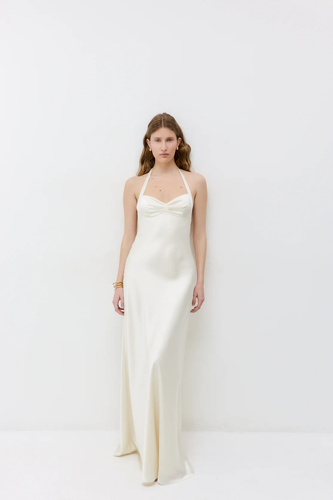 Satin Cup Maxi Dress - Image 3