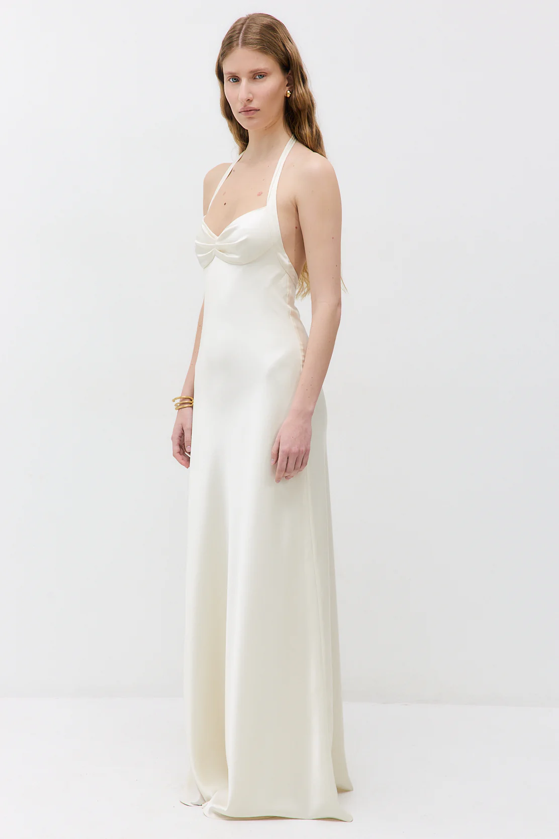Satin Cup Maxi Dress - Image 4