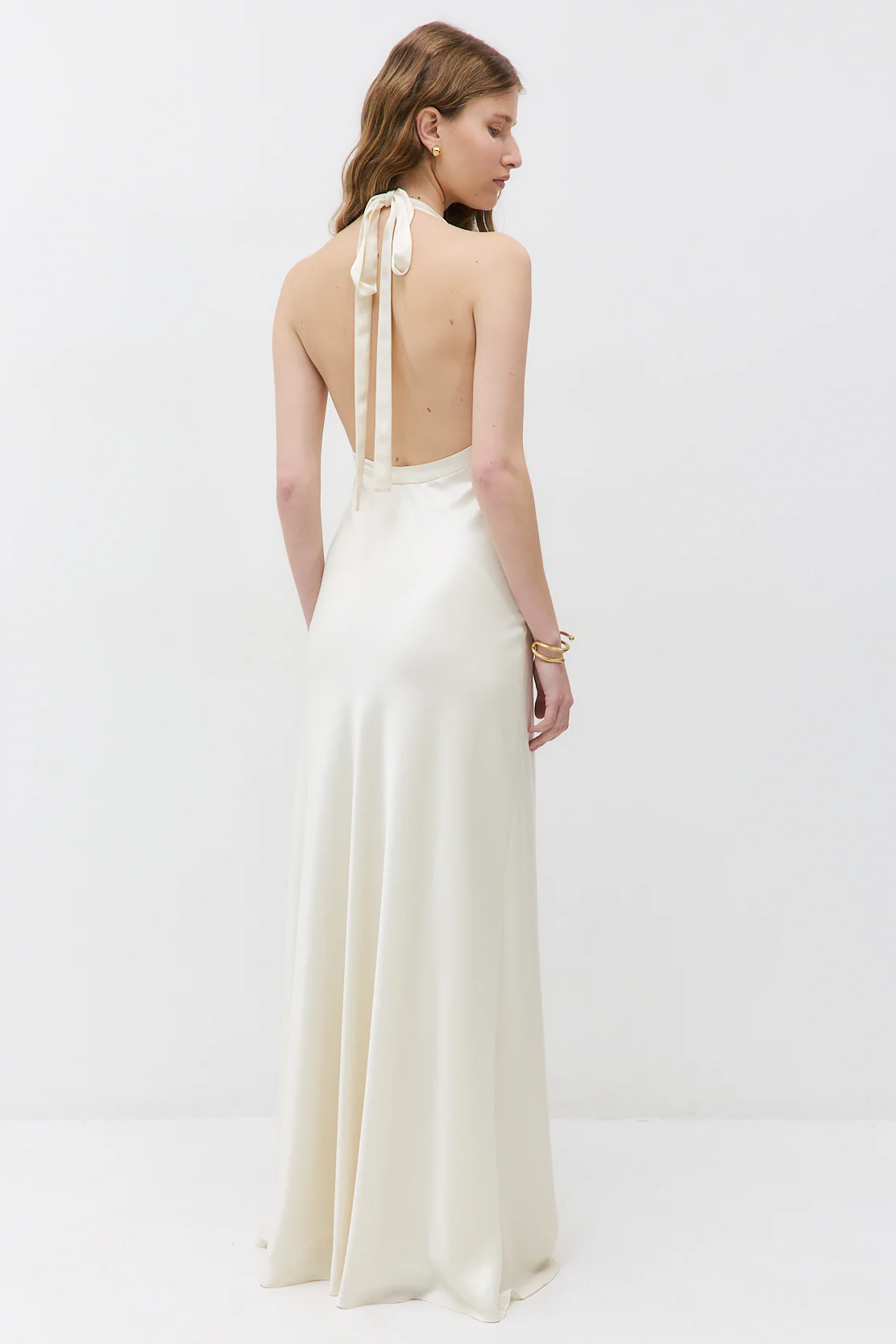 Satin Cup Maxi Dress - Image 5
