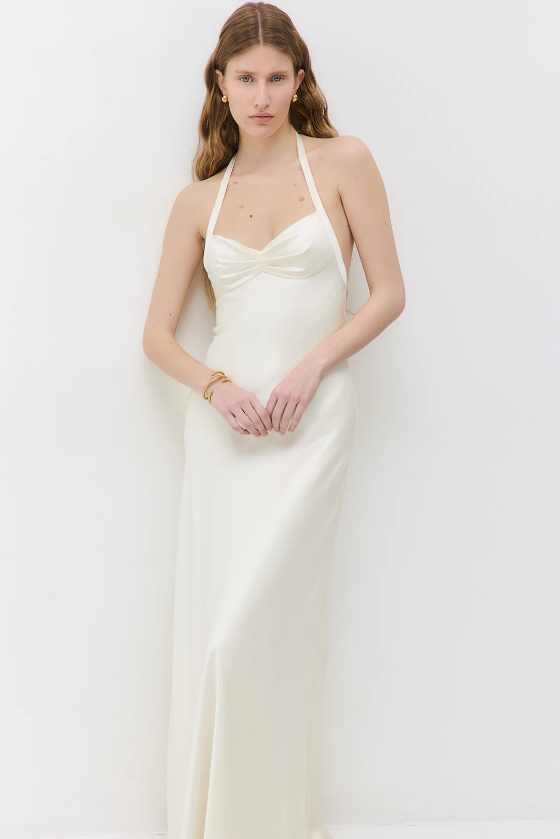 Satin Cup Maxi Dress - Image 7