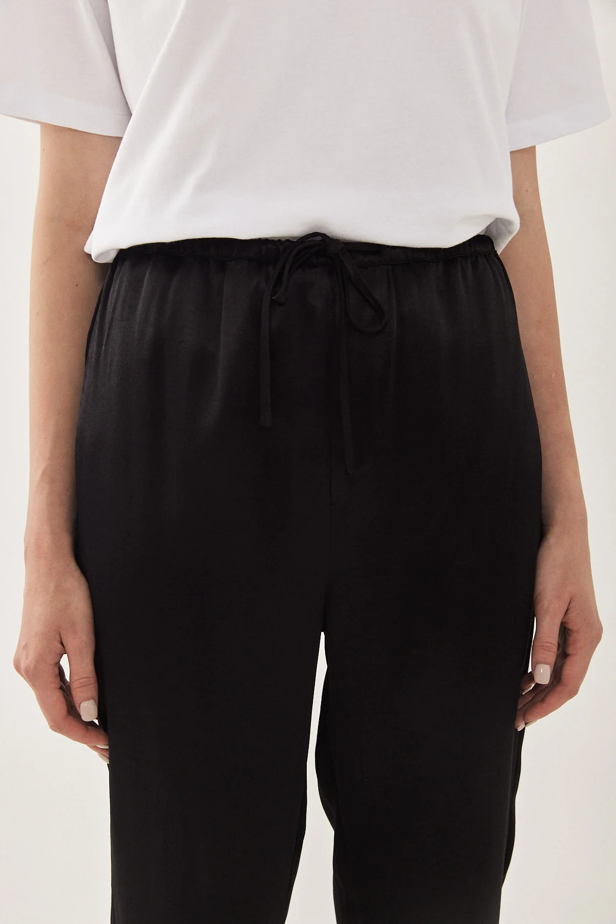 Satin Drawstring Pants - Image 7