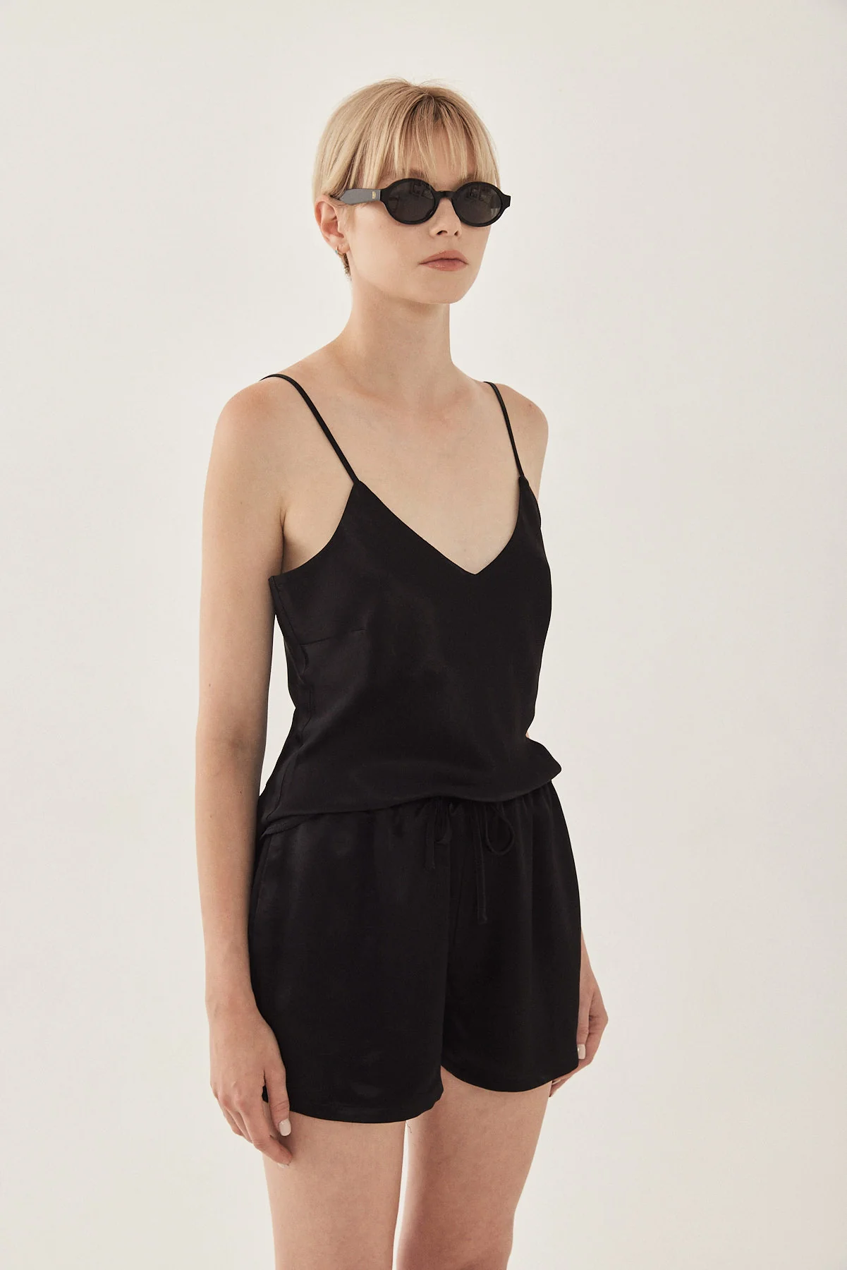 Satin Drawstring Shorts - Image 6