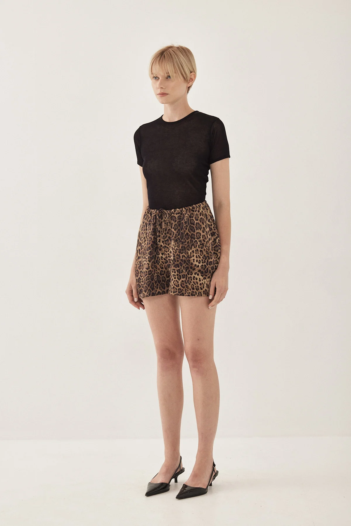 Satin Drawstring Shorts - Image 4
