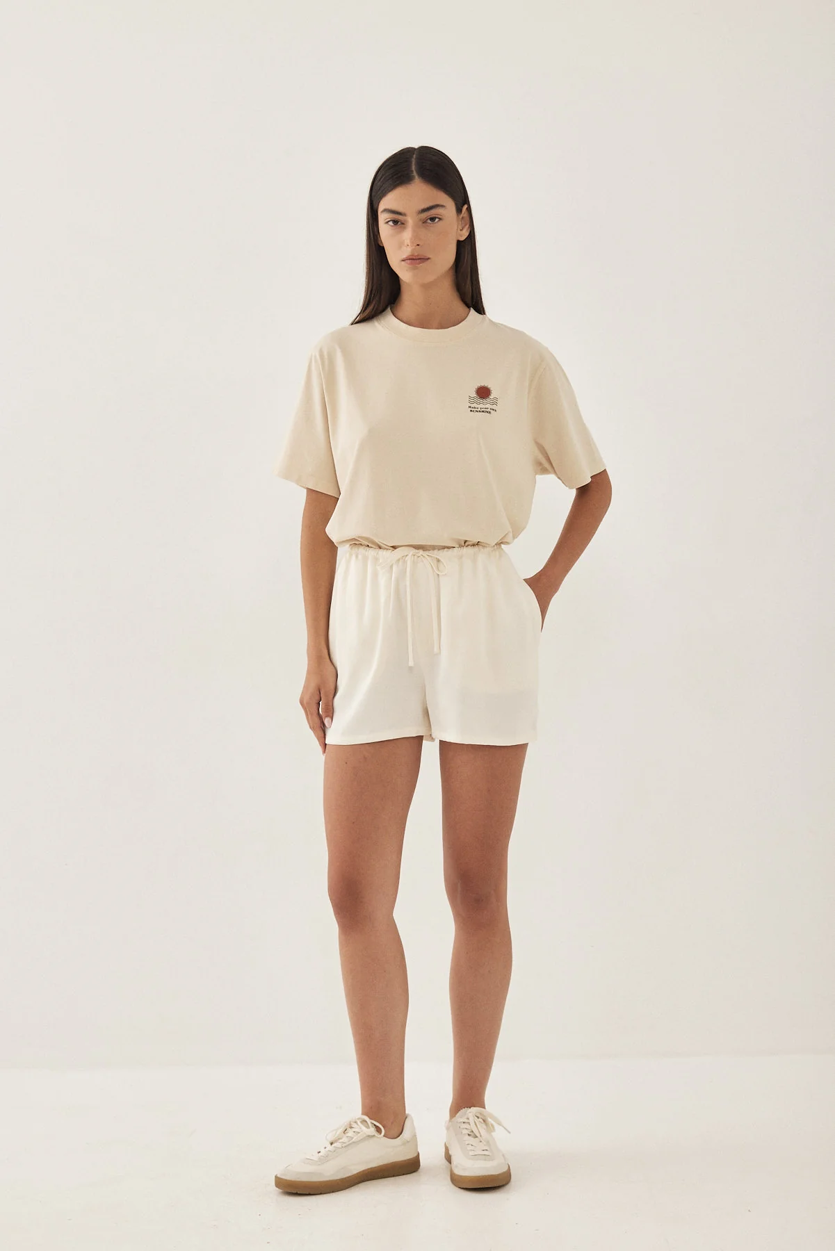 Satin Drawstring Shorts