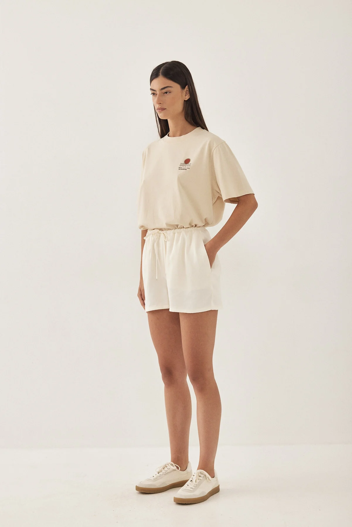 Satin Drawstring Shorts - Image 4