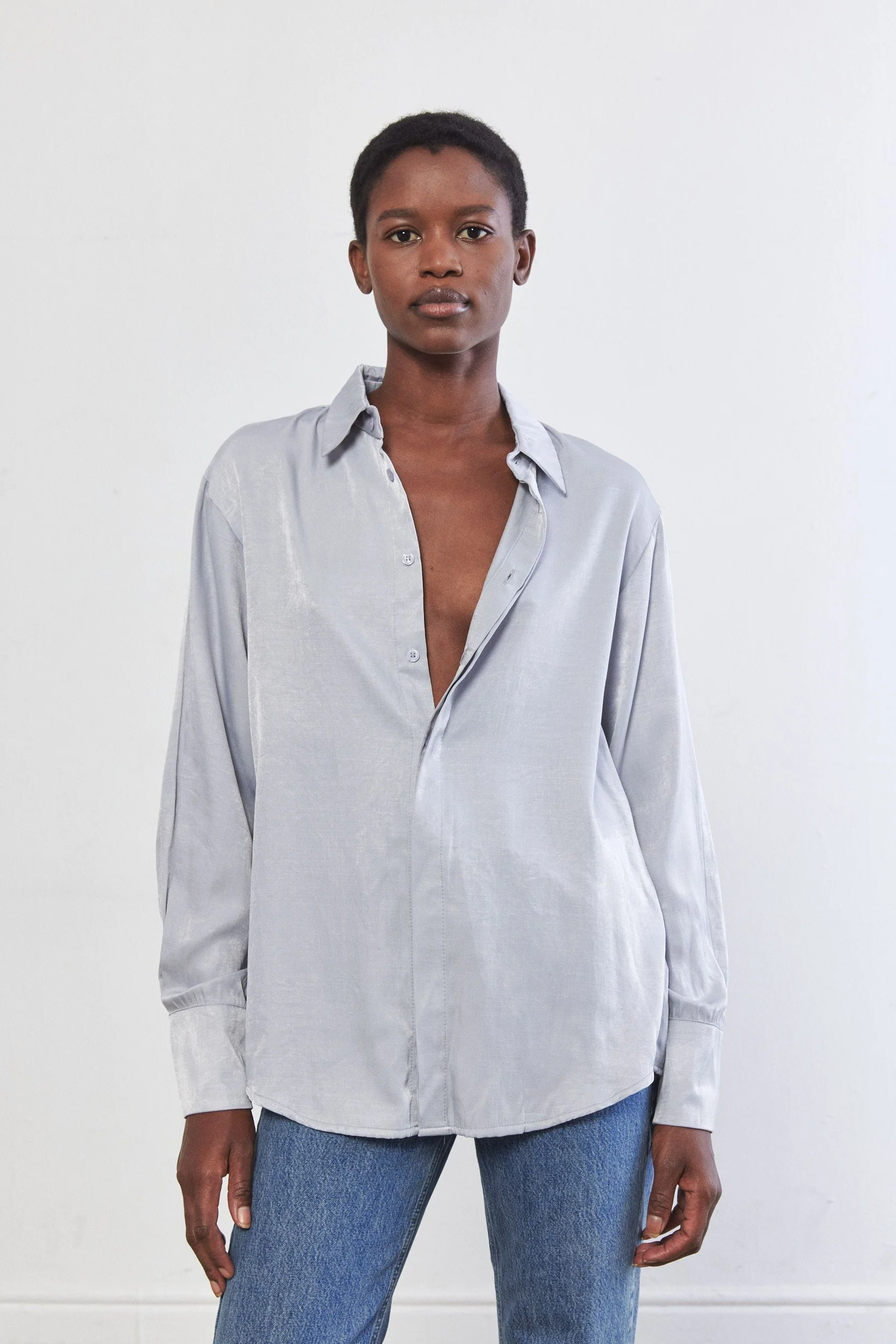 Satin Effect Blouse