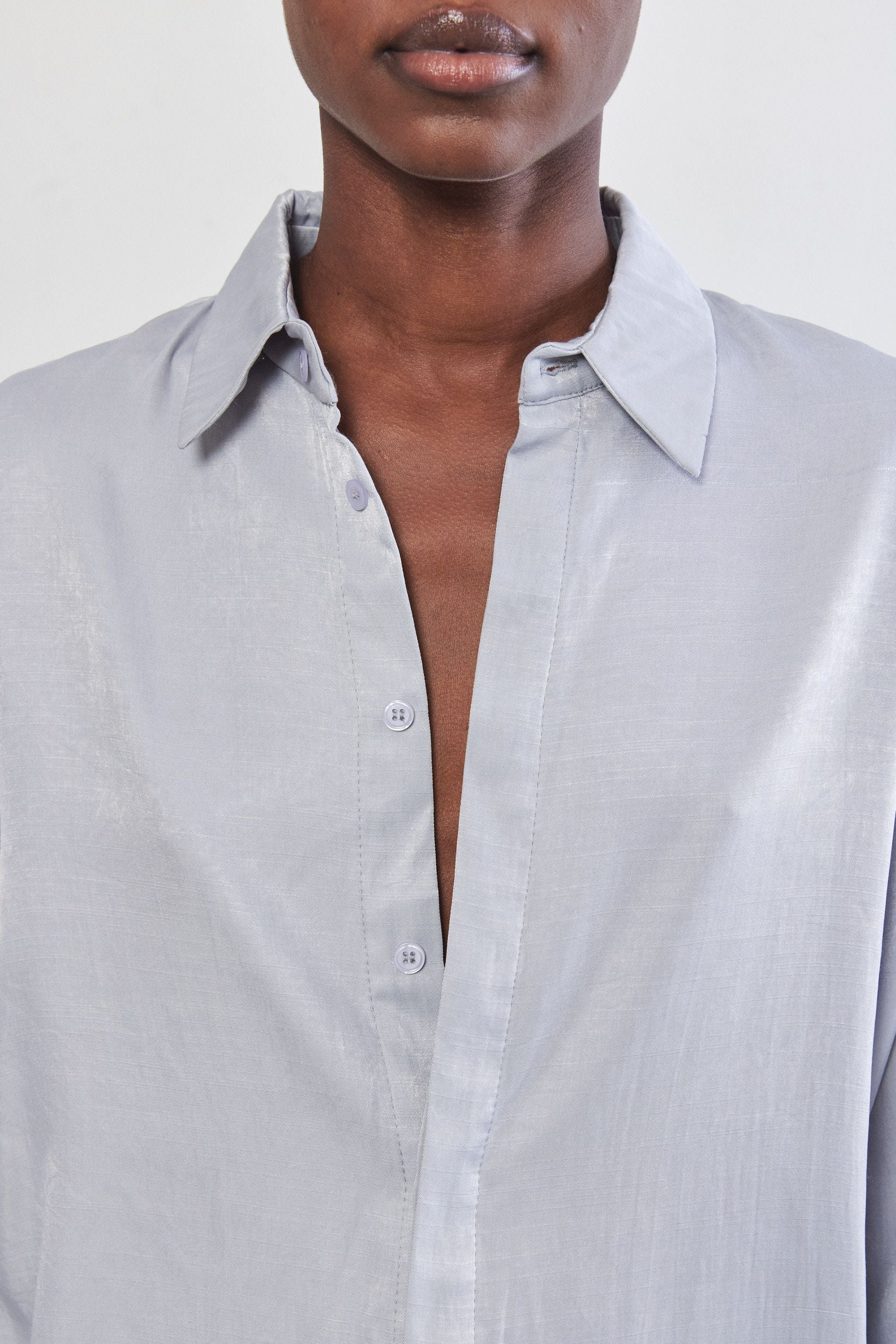Satin Effect Blouse - Image 4