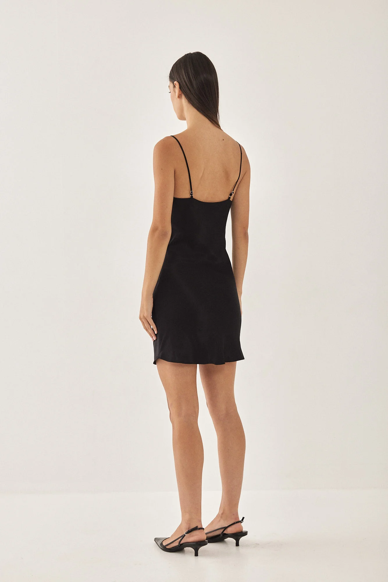 Satin Slip Mini Dress - Image 5