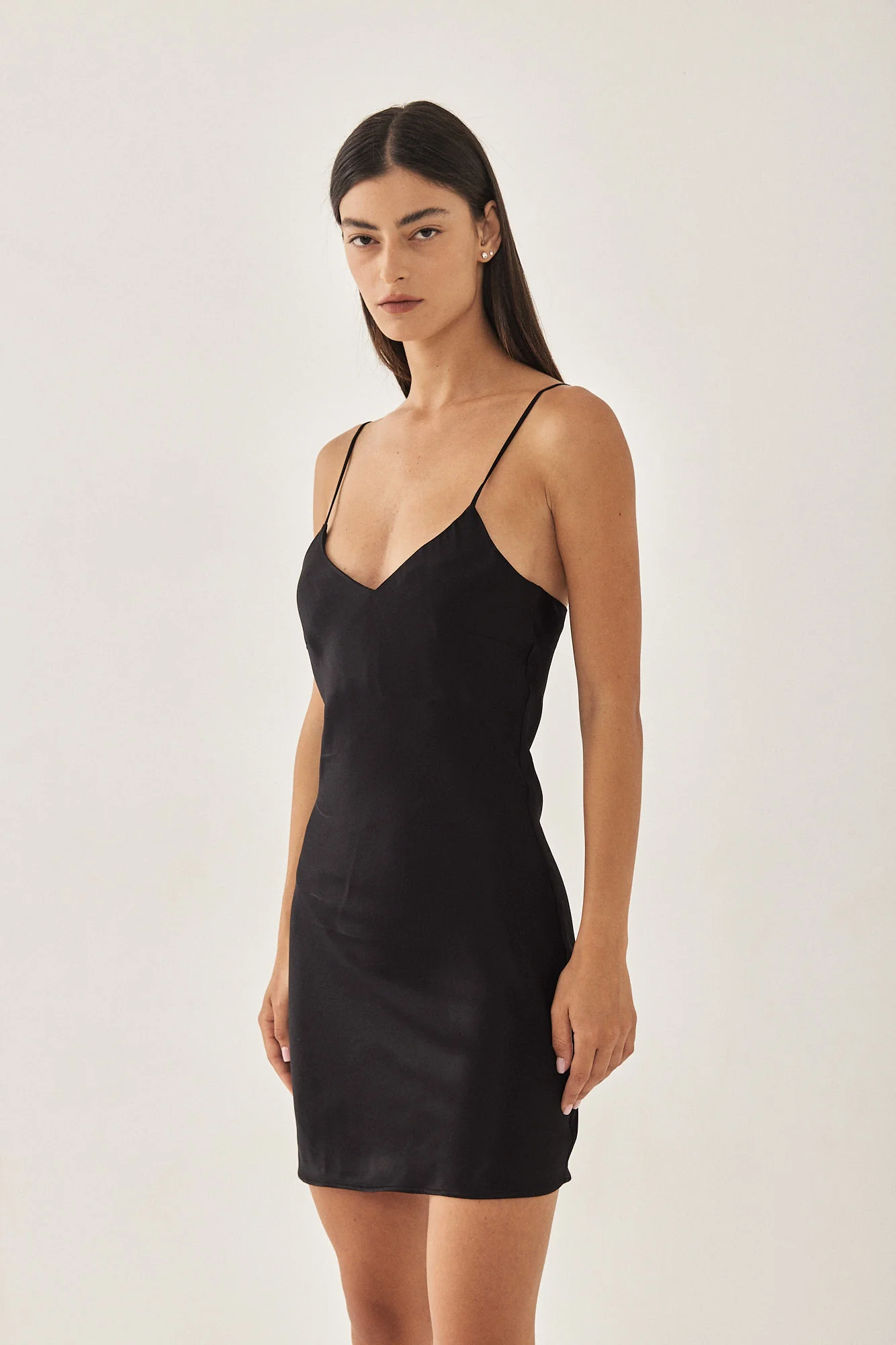 Satin Slip Mini Dress - Image 6