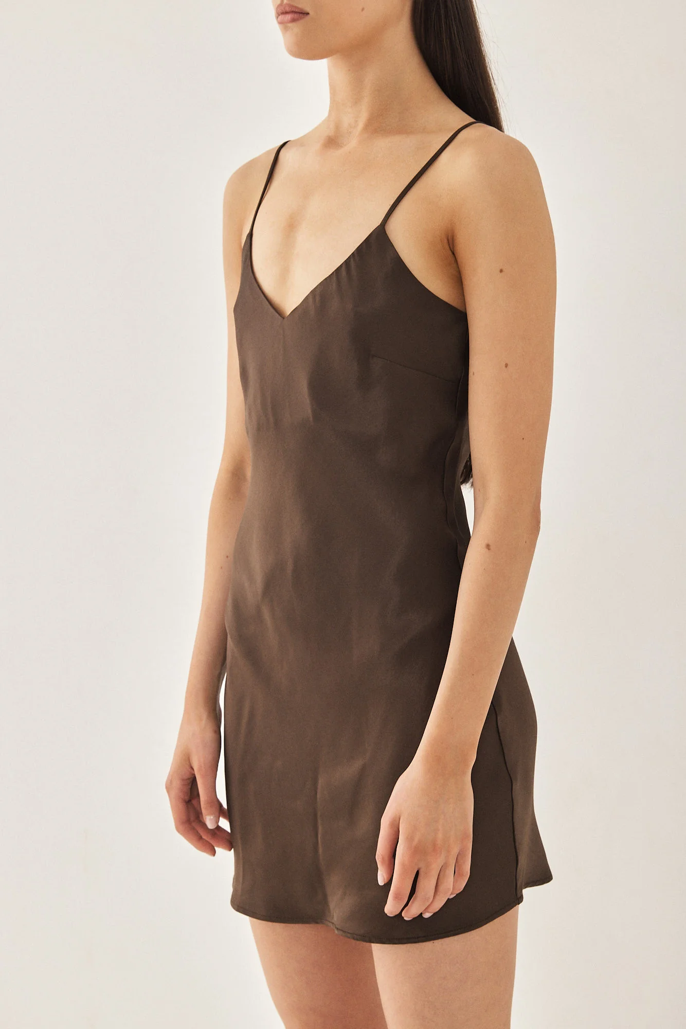 Satin Slip Mini Dress - Image 6