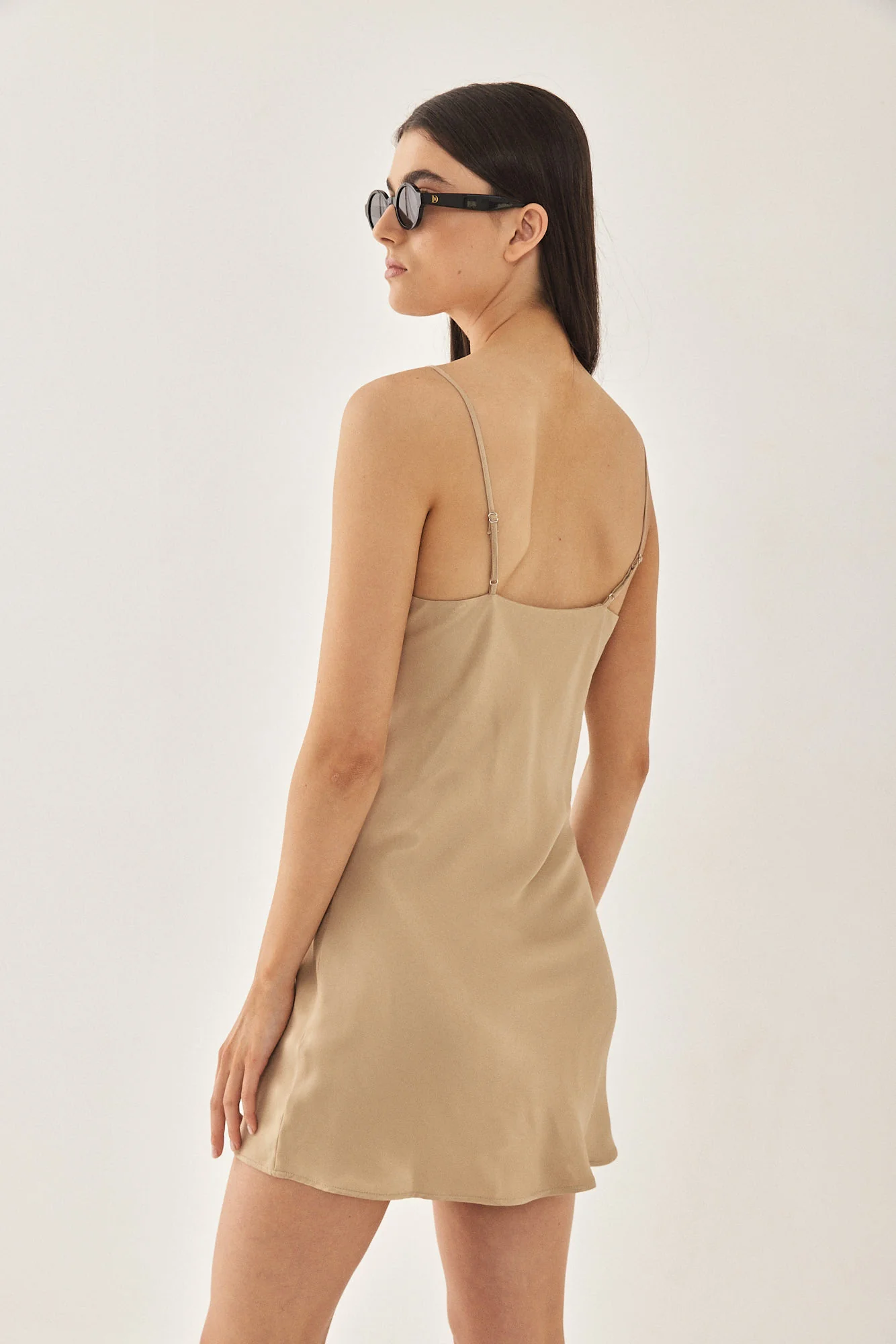 Satin Slip Mini Dress - Image 7