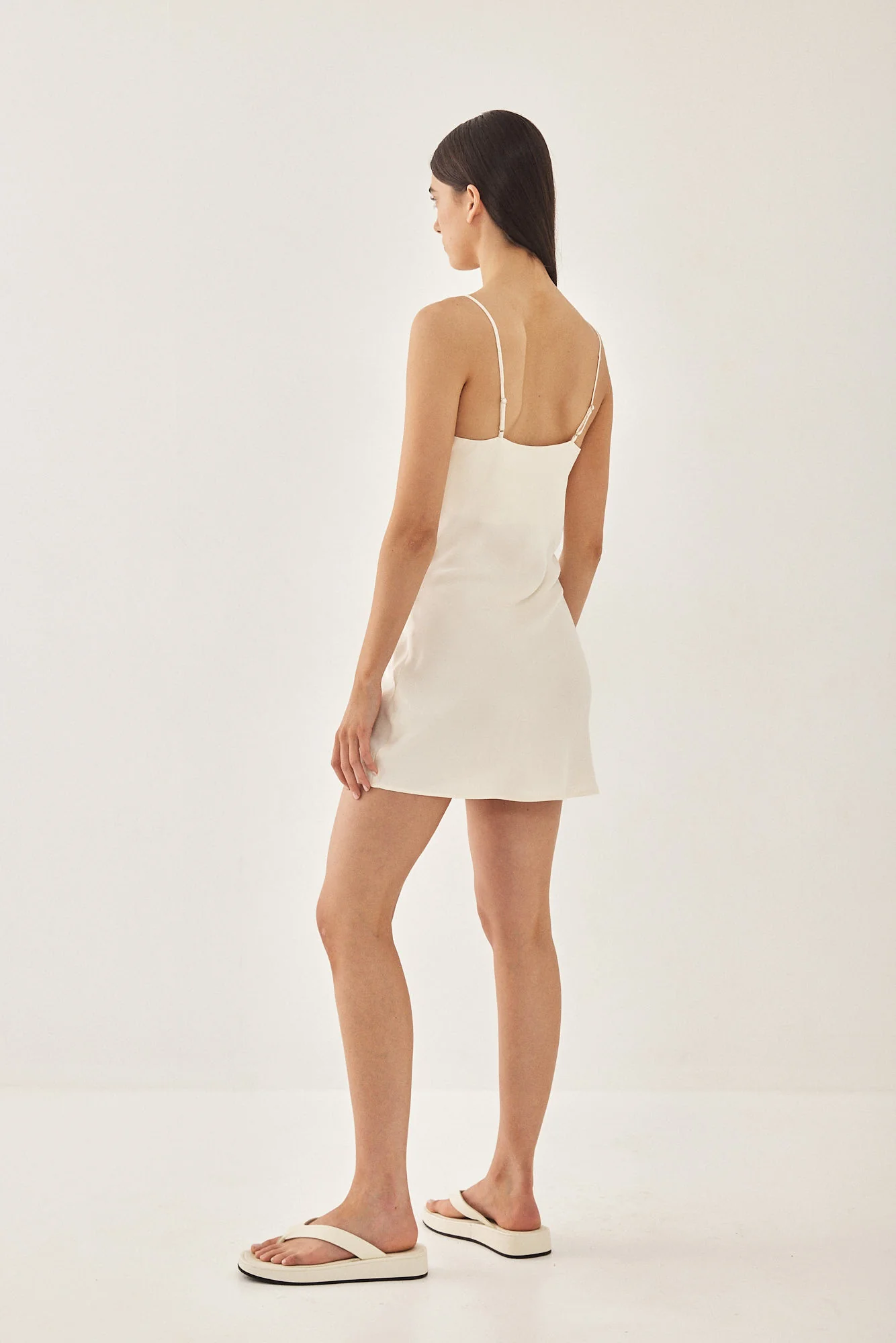 Satin Slip Mini Dress - Image 5