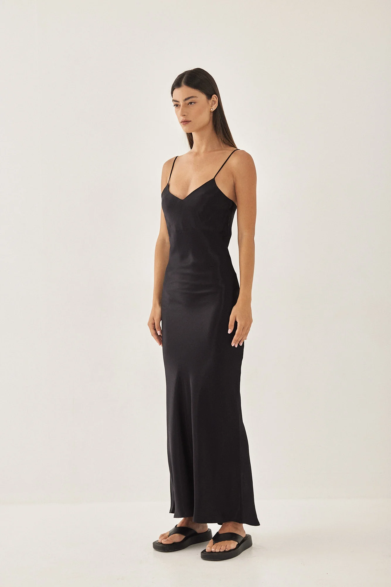 Satin Slip Dress - Image 4