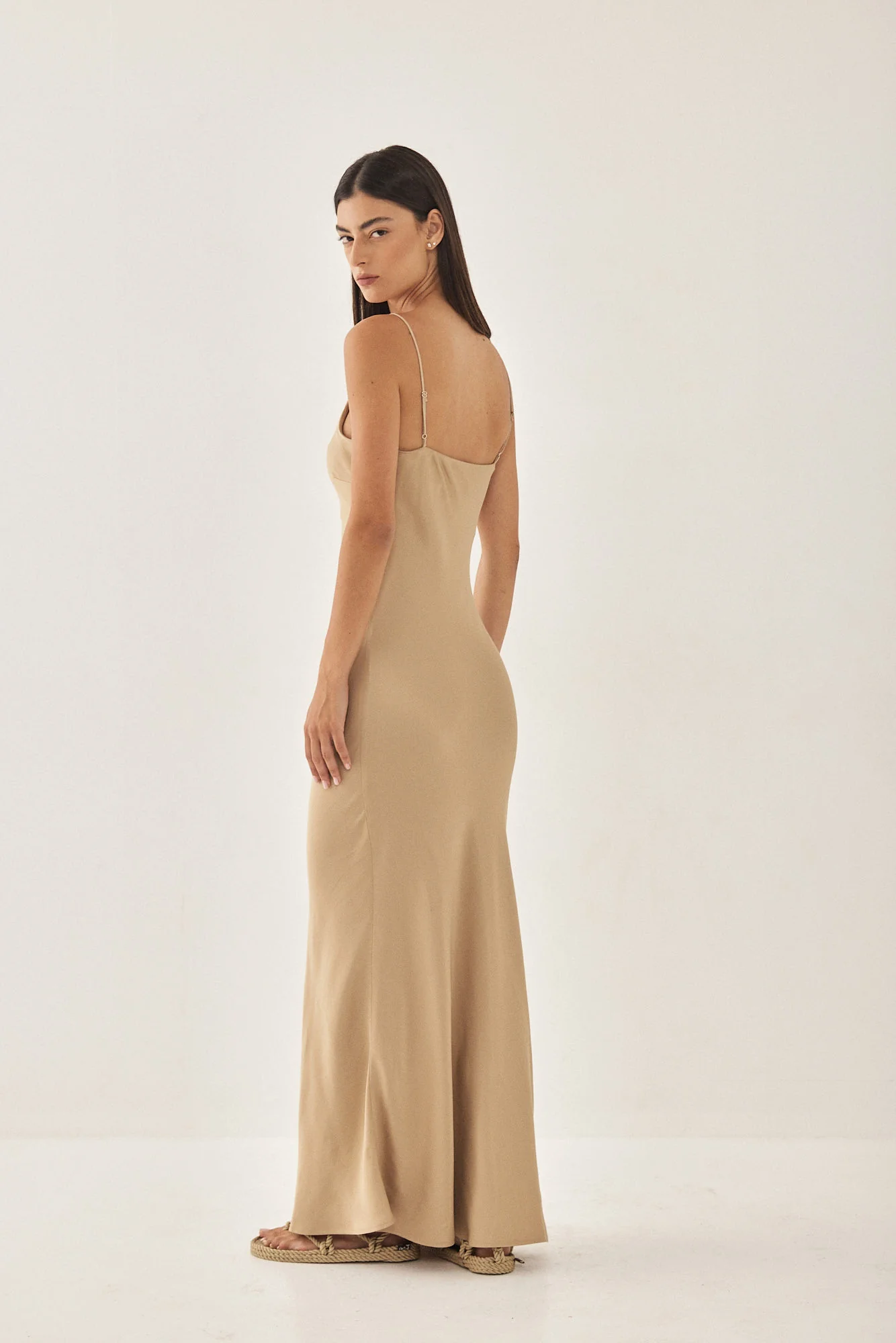 Satin Slip Dress - Image 5