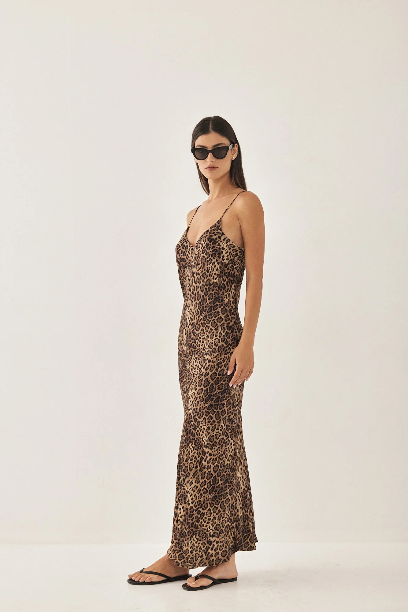 Satin Slip Dress - Image 4