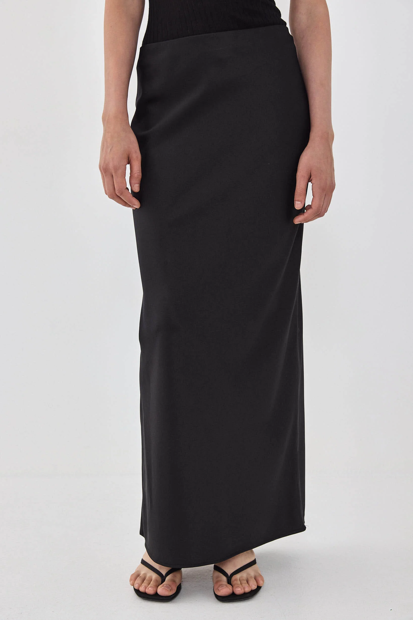 Satin Slip Maxi Skirt - Image 2