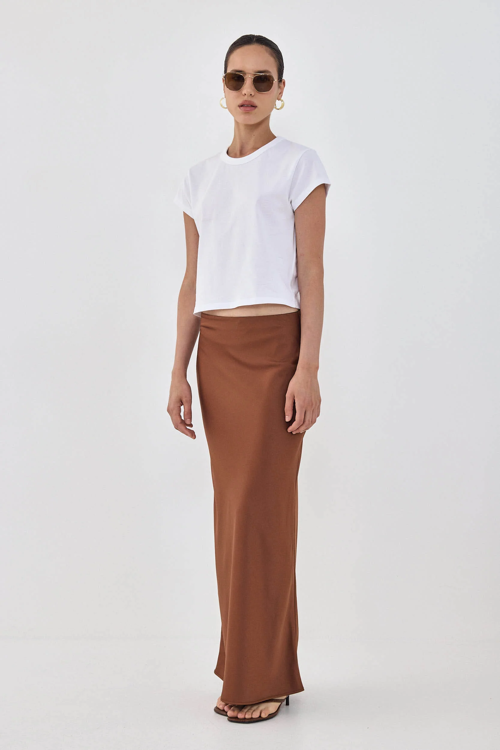 Satin Slip Maxi Skirt - Image 4