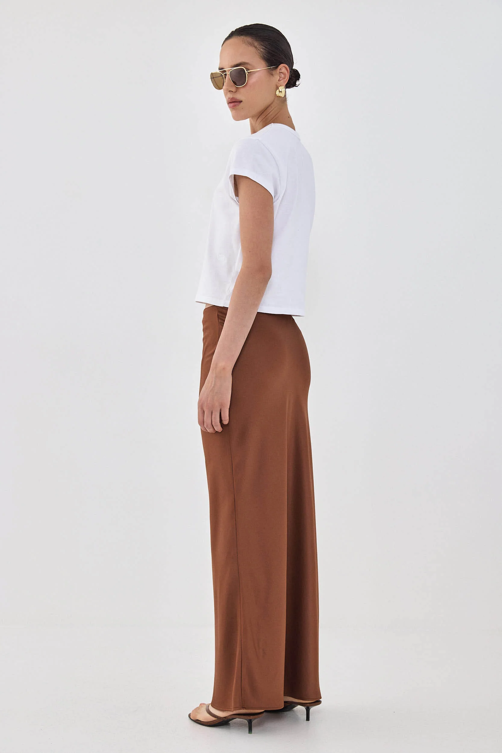 Satin Slip Maxi Skirt - Image 5
