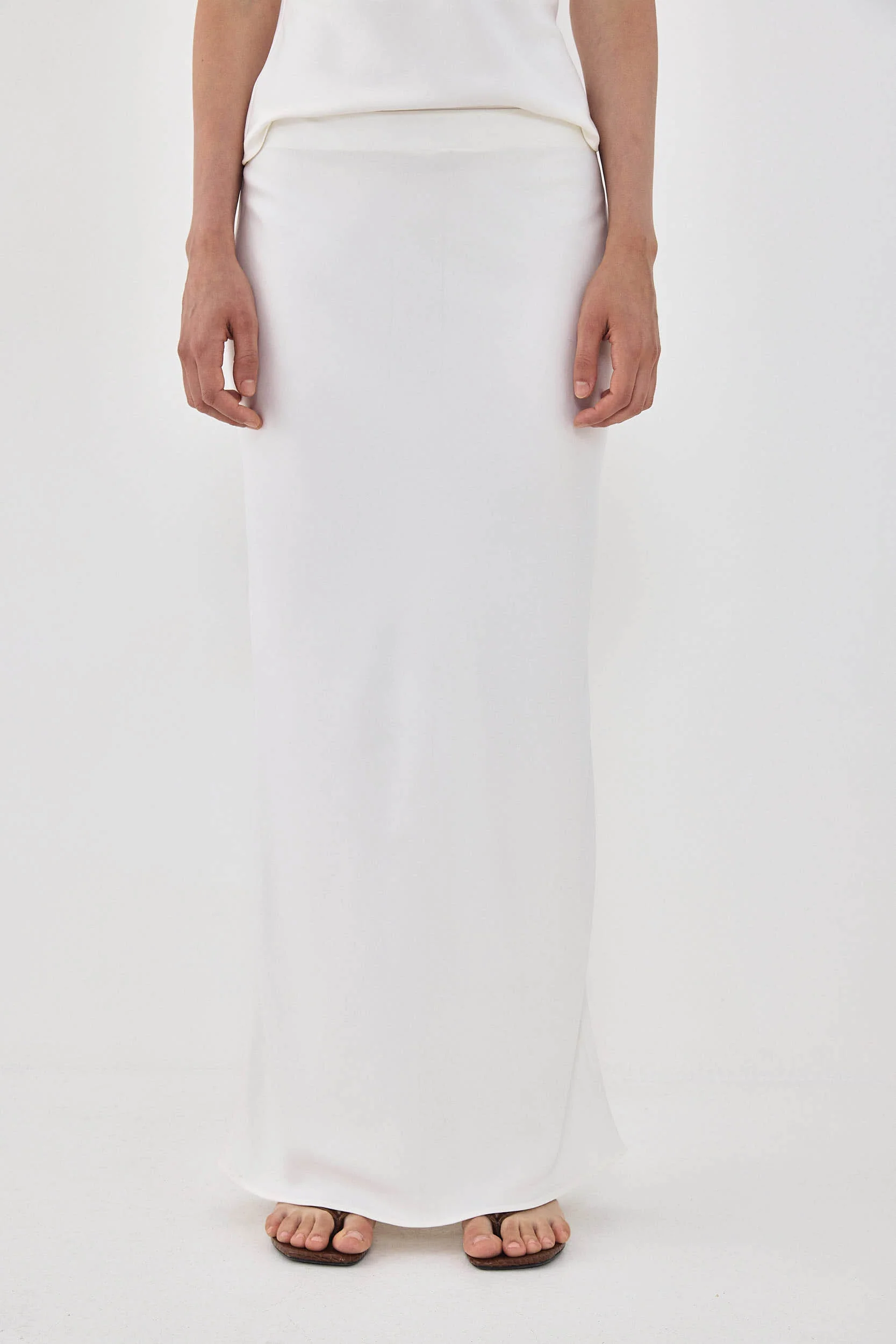 Satin Slip Maxi Skirt - Image 2
