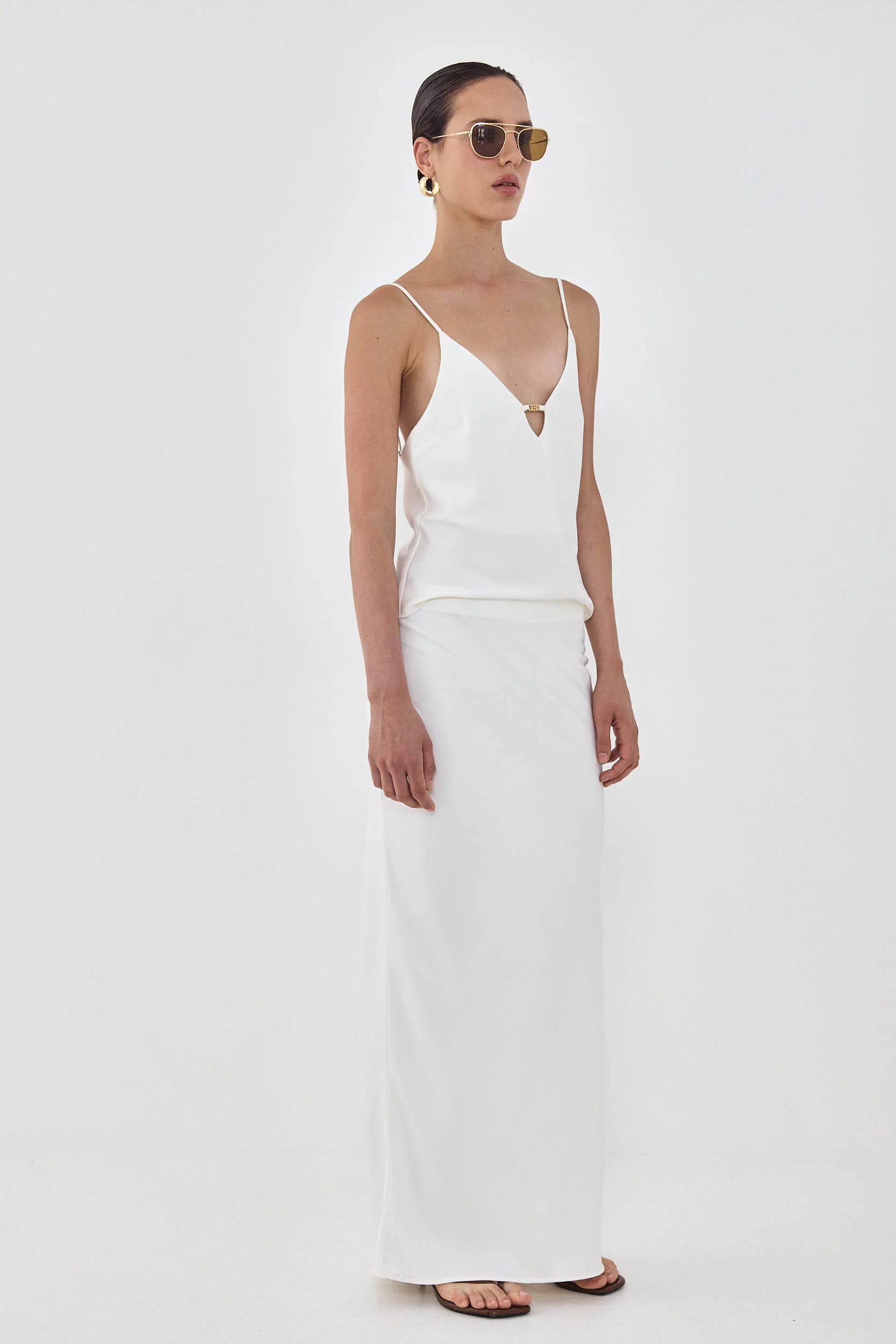 Satin Slip Maxi Skirt - Image 4