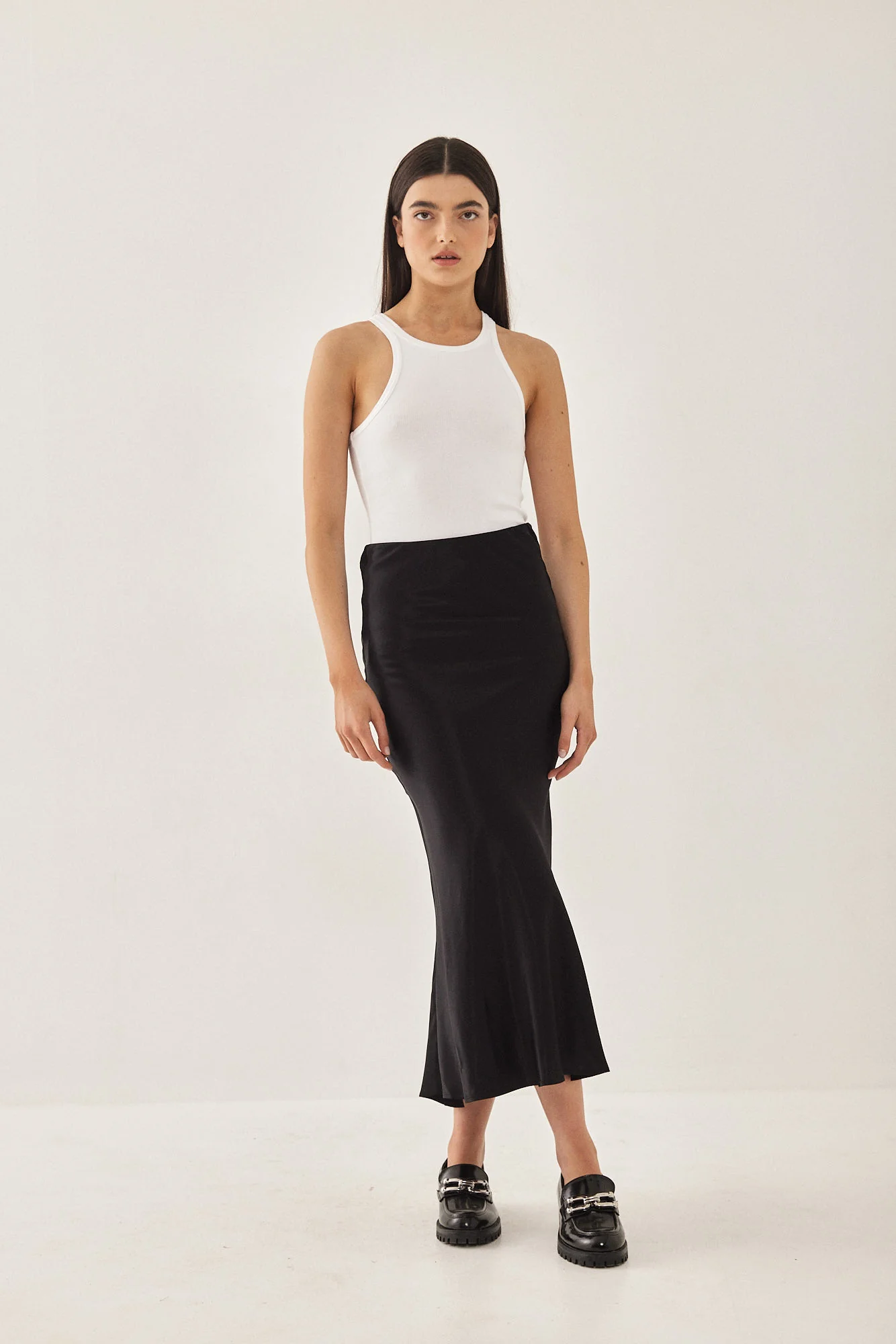 Satin Slip Skirt