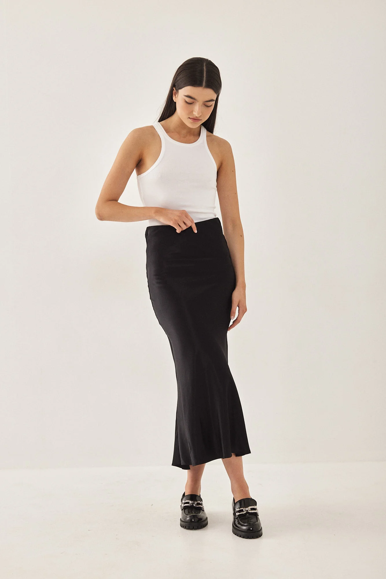 Satin Slip Skirt - Image 6