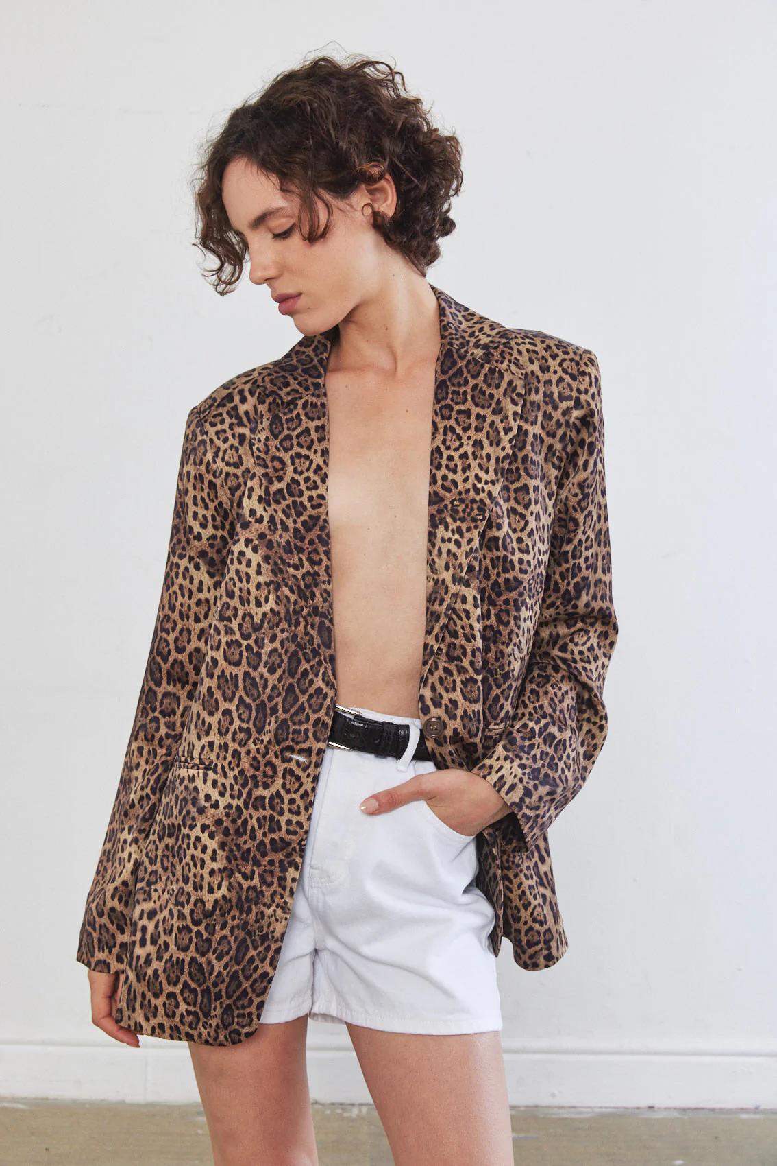 Satin Tailored Blazer - Image 6