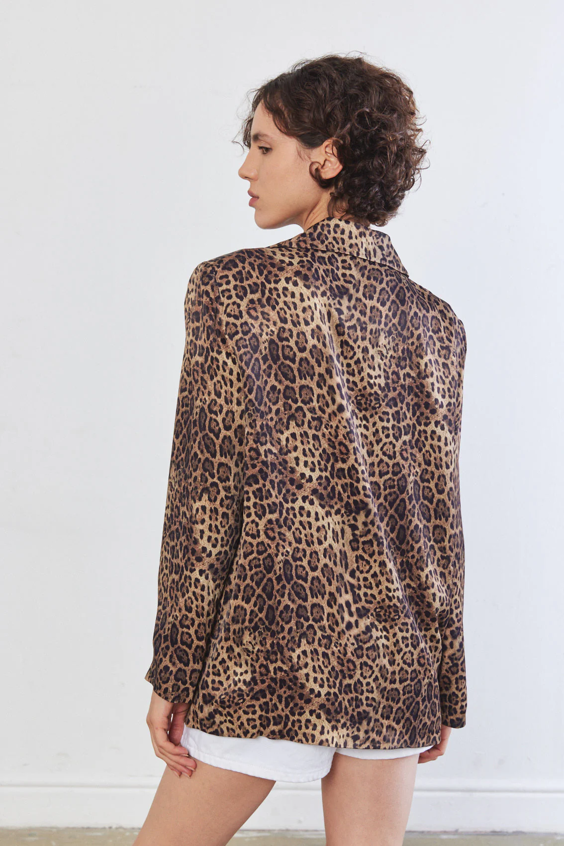 Satin Tailored Blazer - Image 8