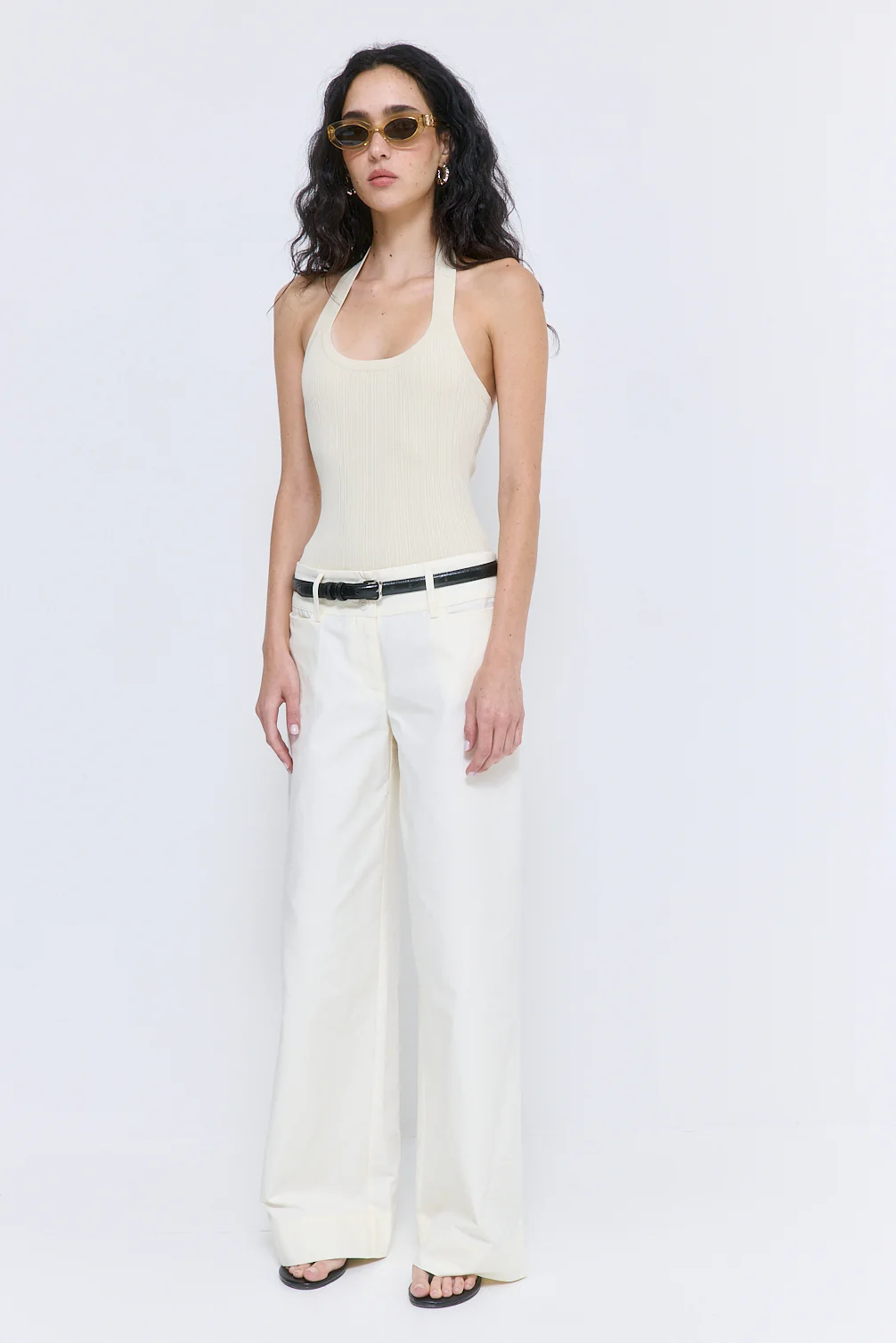 Ribbed Halter Neck Tank Top - Image 4