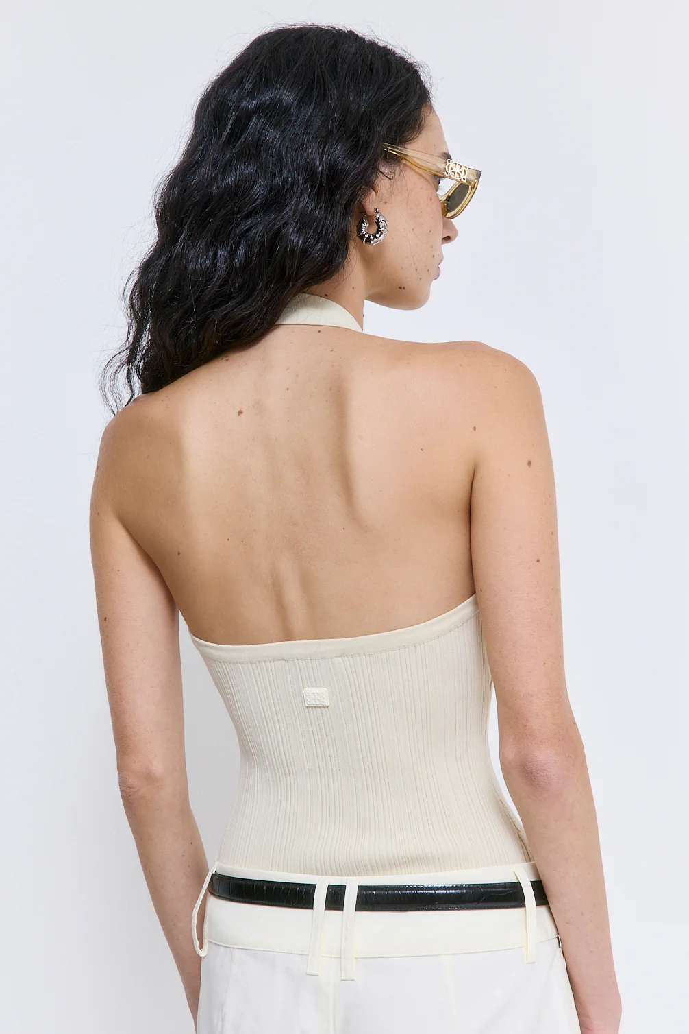 Ribbed Halter Neck Tank Top - Image 5