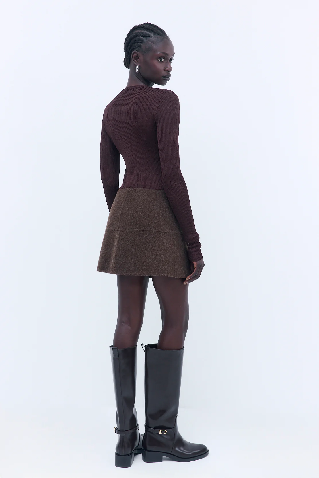 Semi Sheer Crochet Crewneck - Image 5