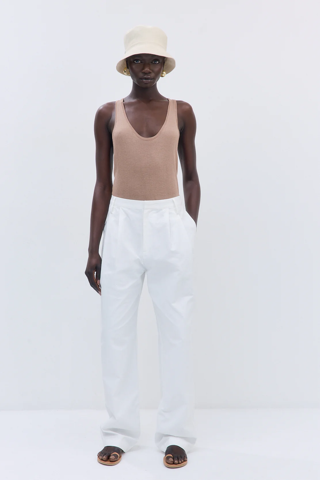 Semi Sheer Deep Scoop Tank - Image 2