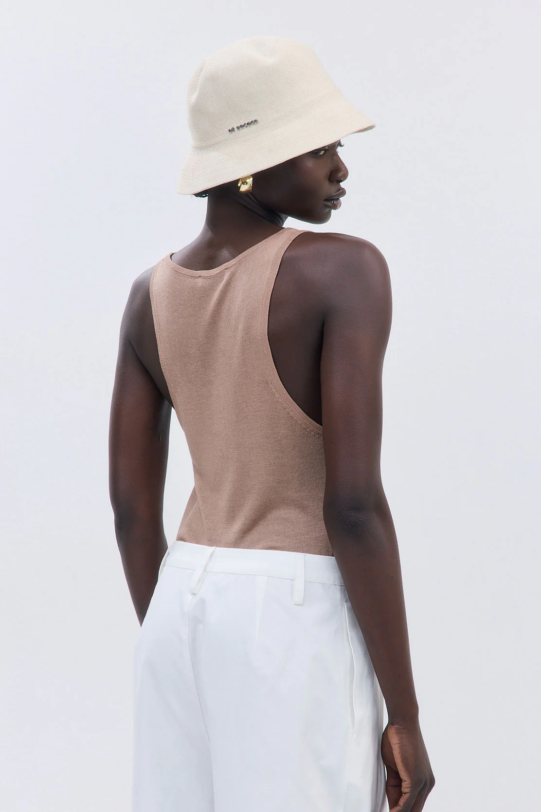 Semi Sheer Deep Scoop Tank - Image 5