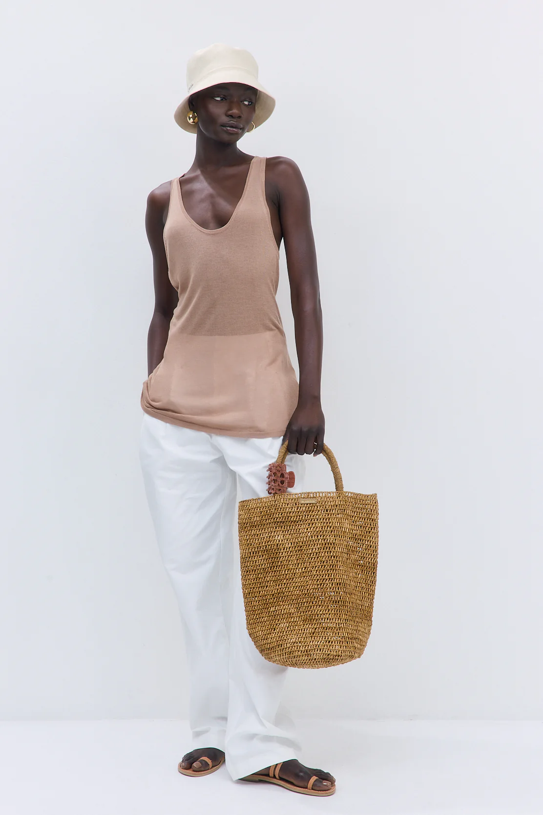 Semi Sheer Deep Scoop Tank - Image 6