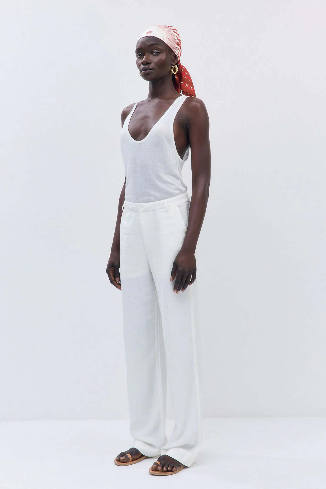 Semi Sheer Deep Scoop Tank - Image 4