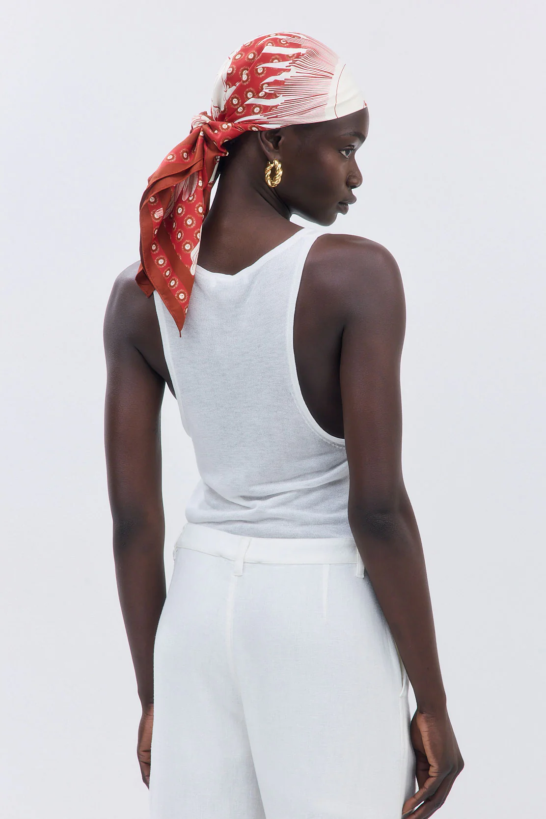Semi Sheer Deep Scoop Tank - Image 5