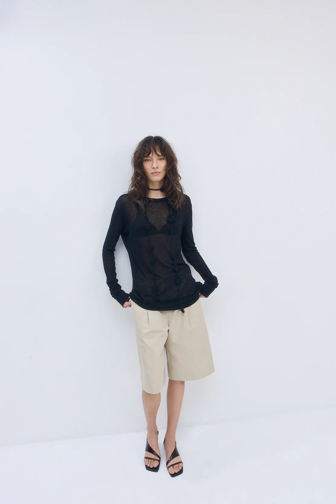 Semi Sheer Long Sleeve - Image 3
