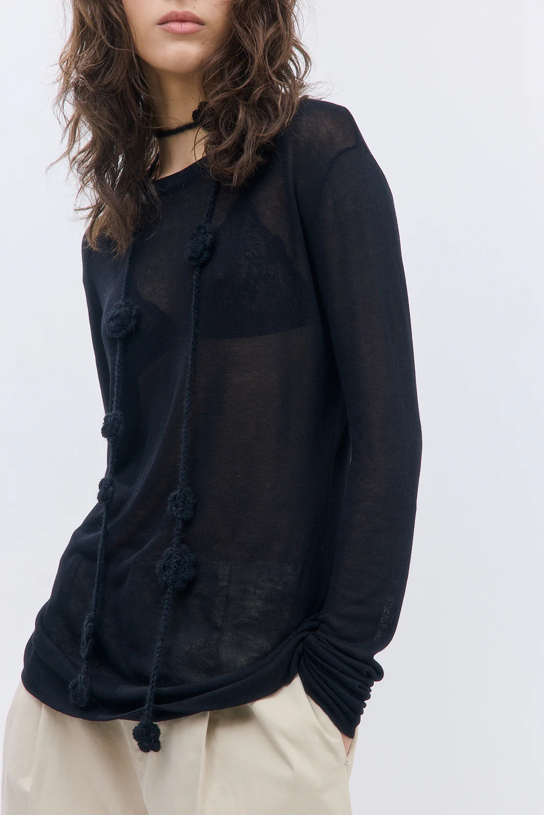 Semi Sheer Long Sleeve - Image 7