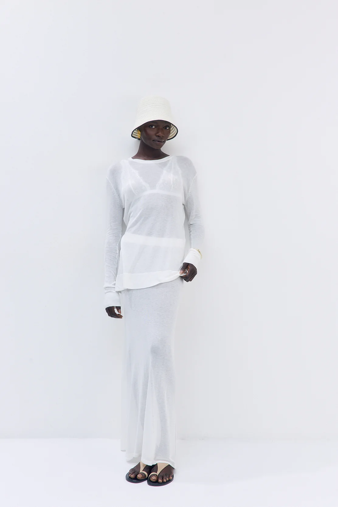 Semi Sheer Long Sleeve - Image 3