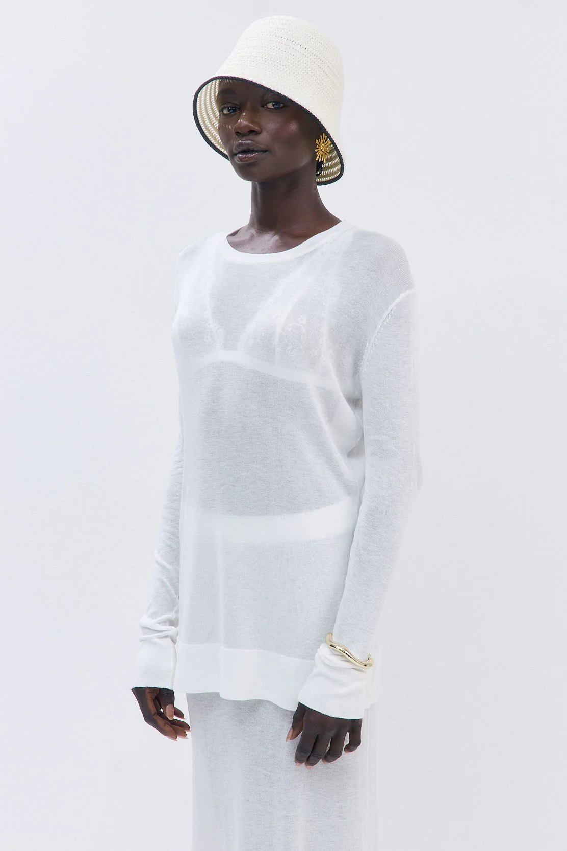 Semi Sheer Long Sleeve - Image 4
