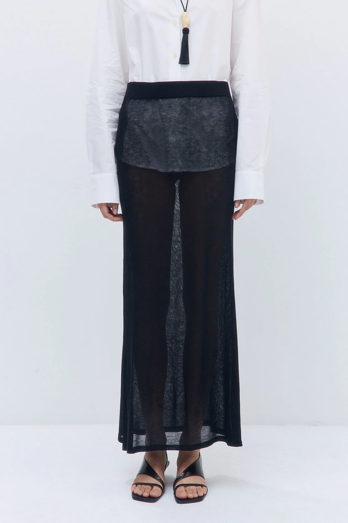 Semi Sheer Maxi Skirt - Image 2