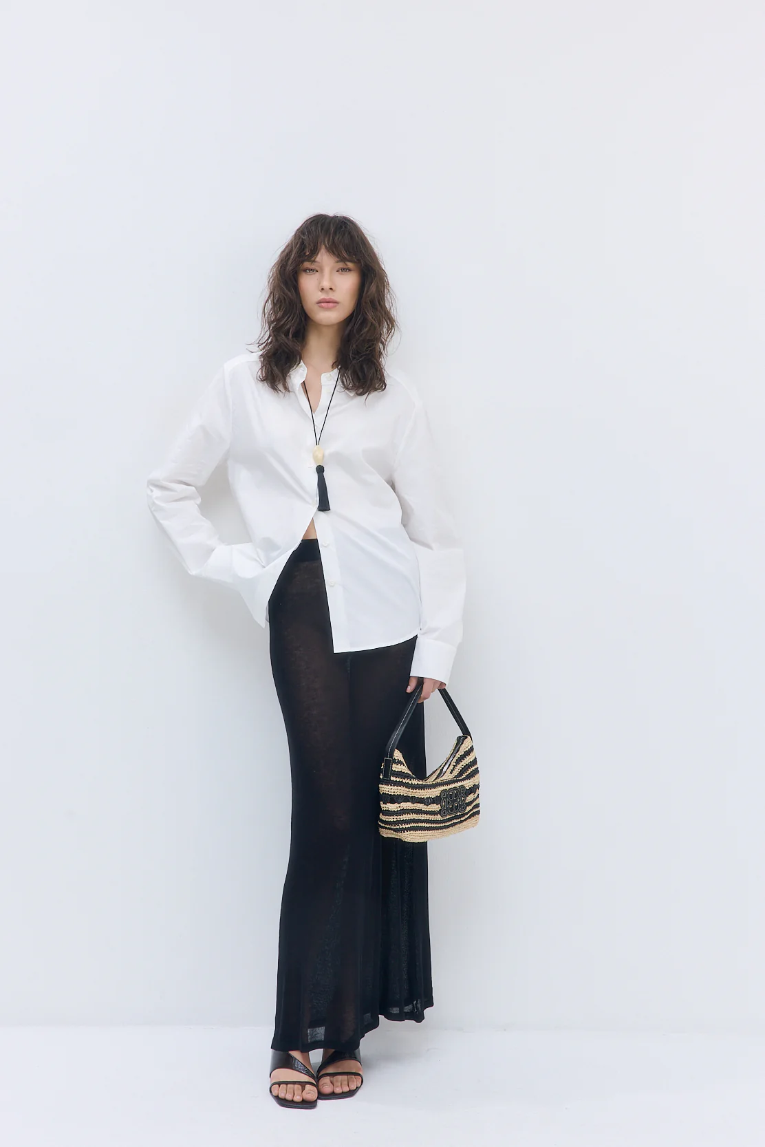 Semi Sheer Maxi Skirt - Image 3