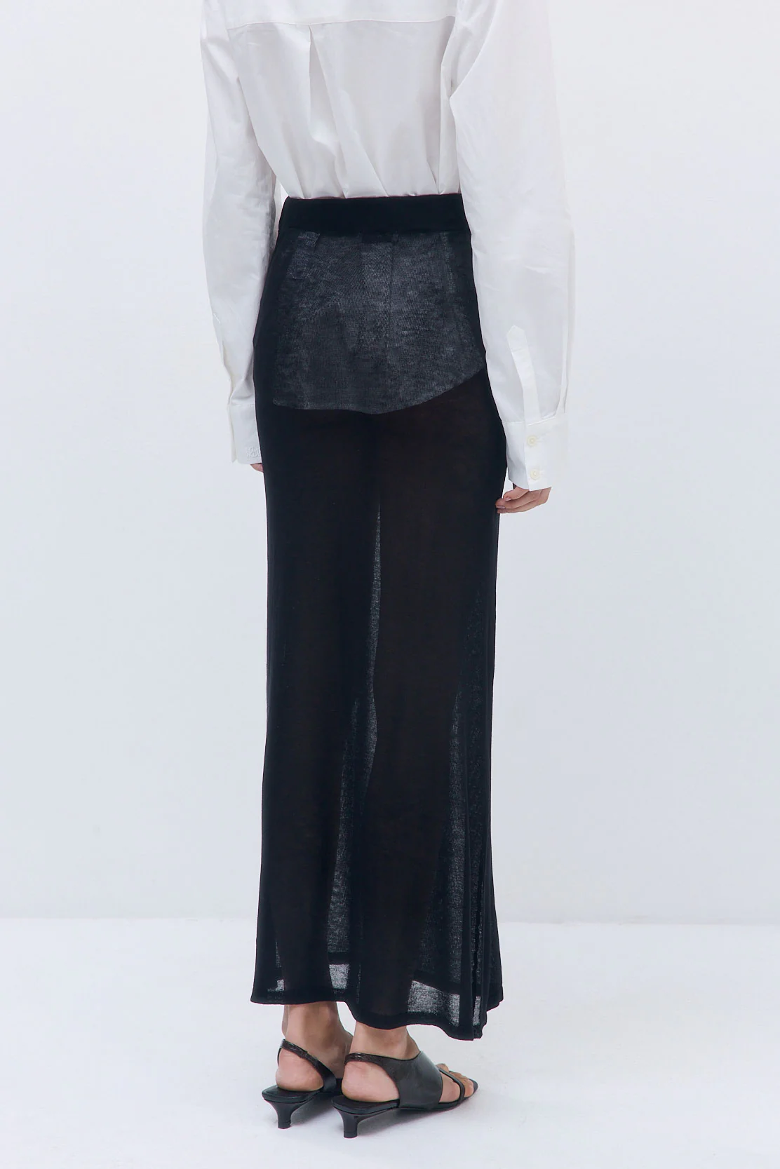 Semi Sheer Maxi Skirt - Image 5