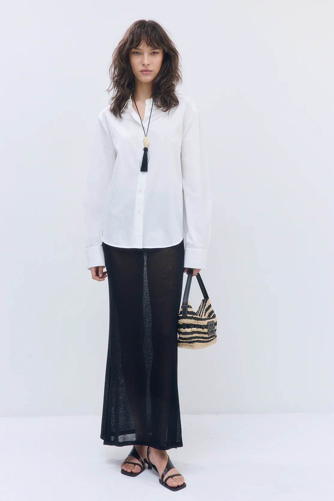 Semi Sheer Maxi Skirt - Image 7