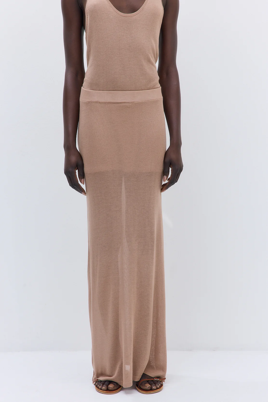 Semi Sheer Maxi Skirt - Image 2
