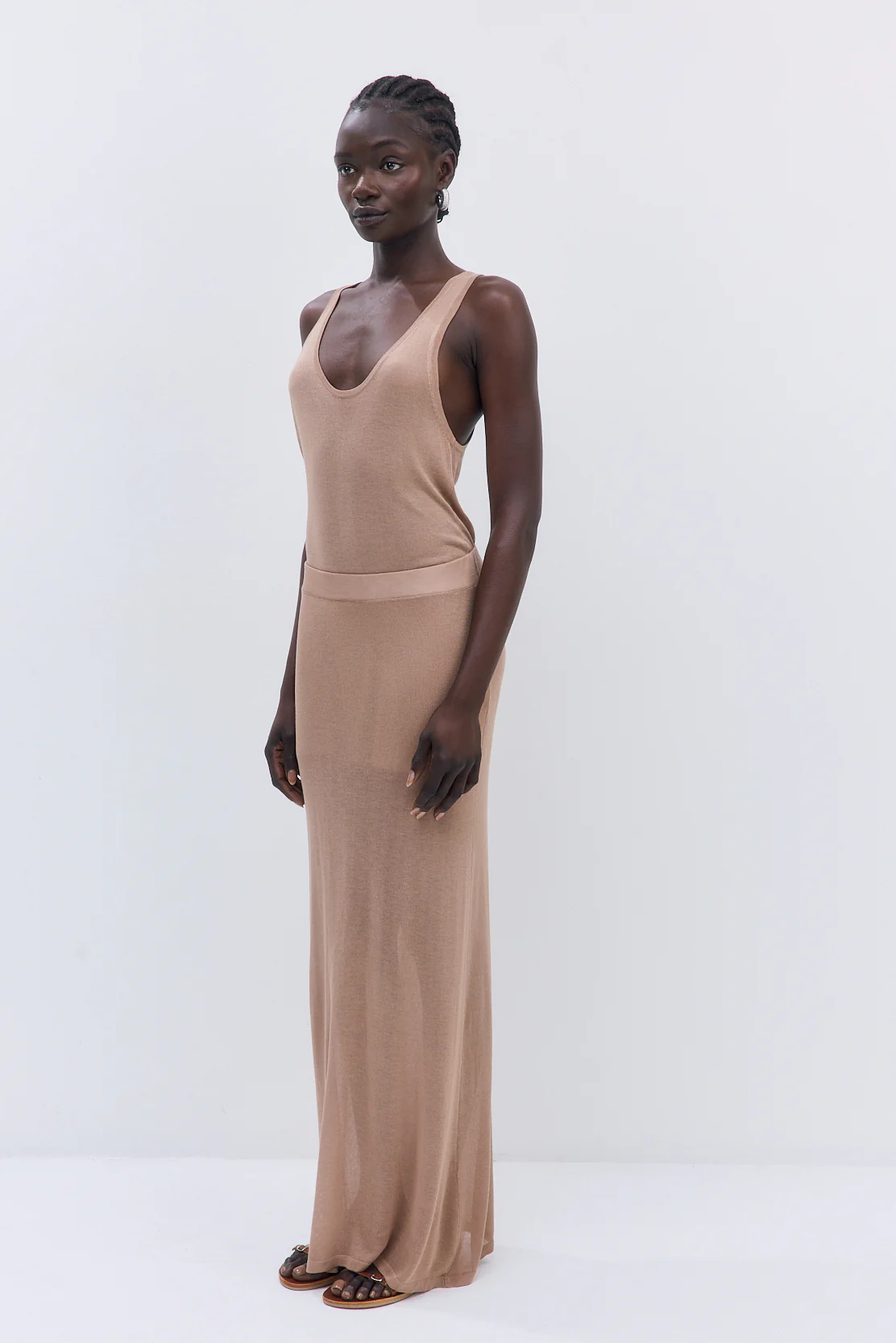 Semi Sheer Maxi Skirt - Image 4