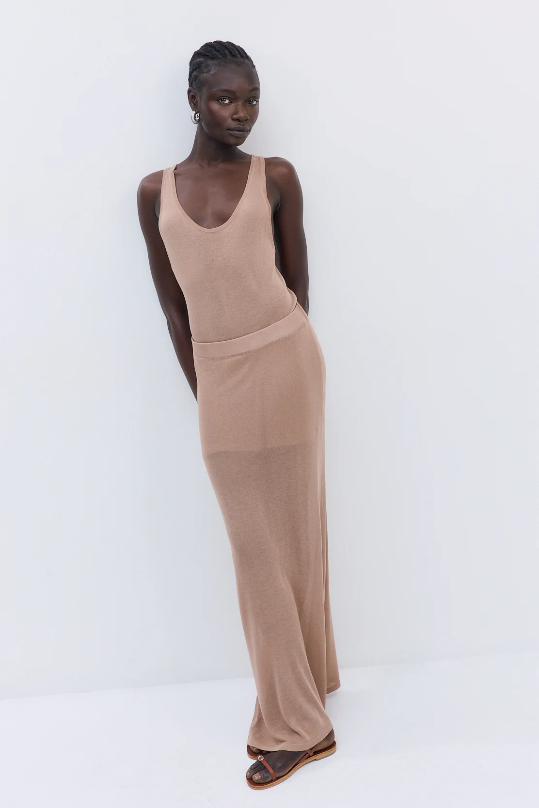 Semi Sheer Maxi Skirt - Image 6