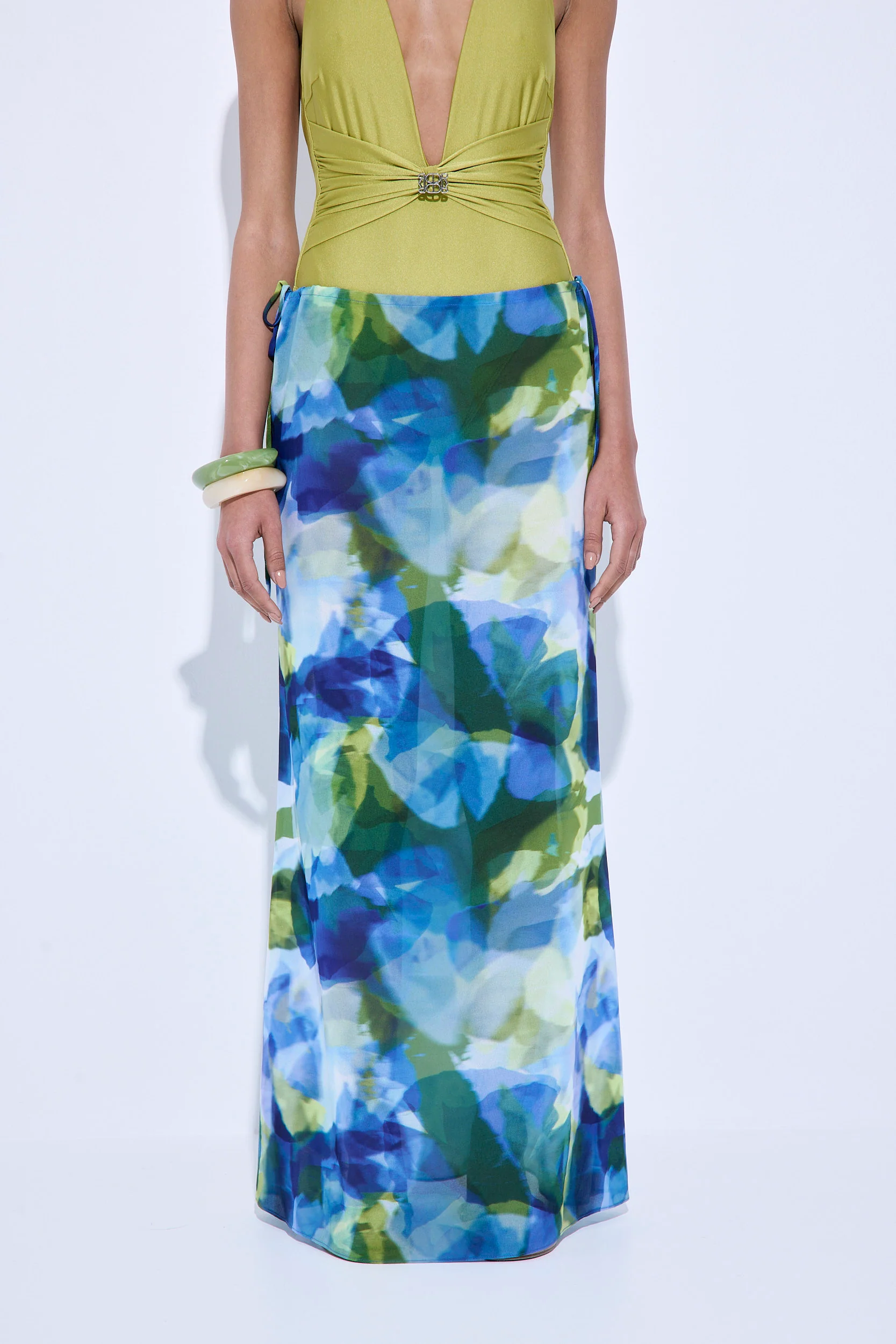 Semi Sheer Maxi Skirt - Image 2