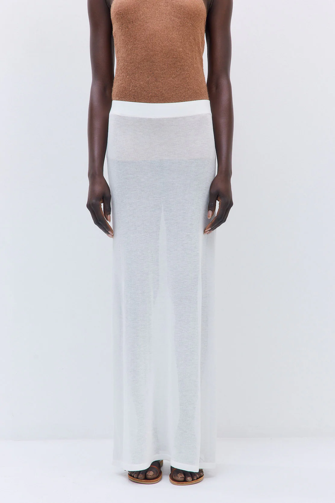 Semi Sheer Maxi Skirt - Image 2