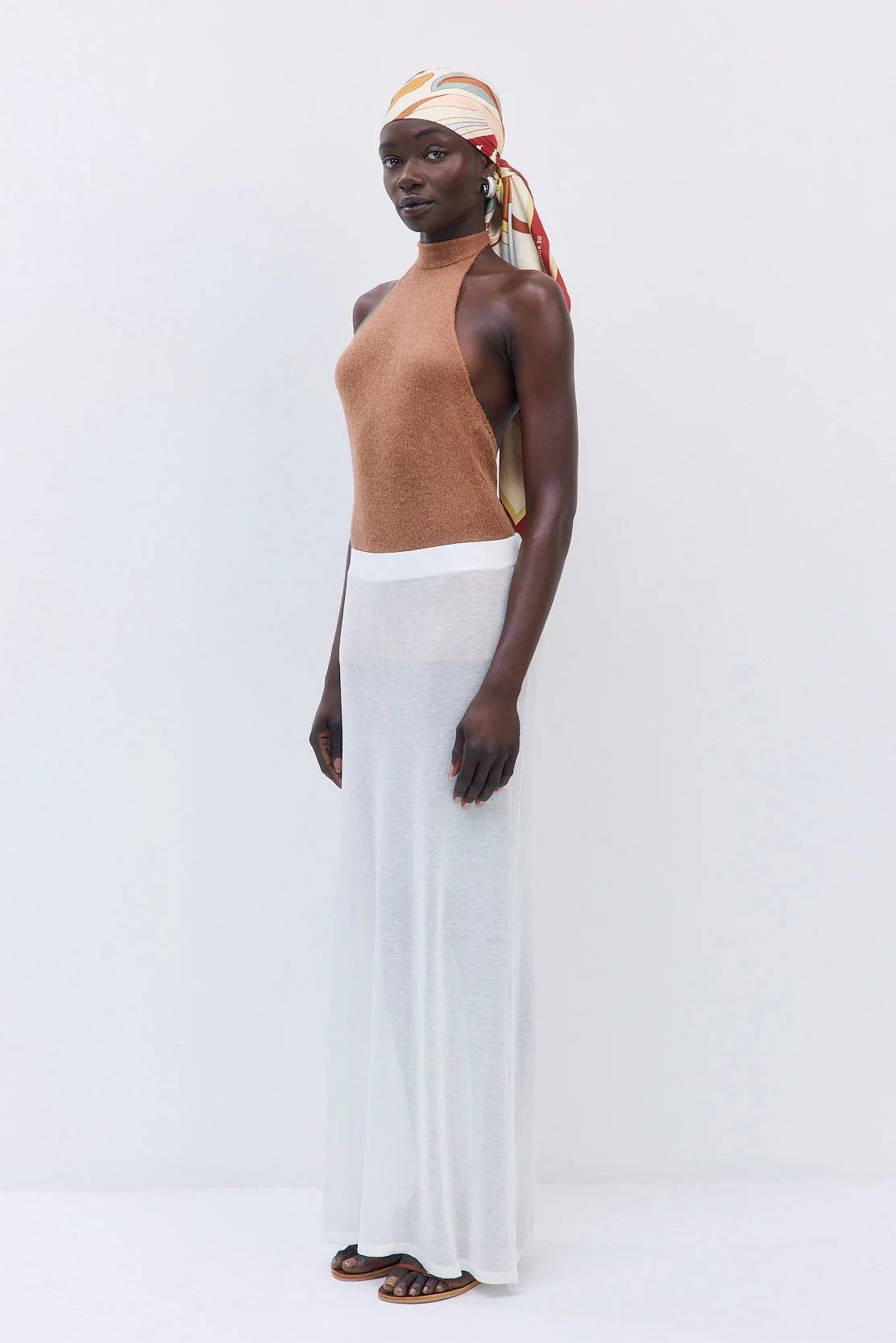 Semi Sheer Maxi Skirt - Image 4